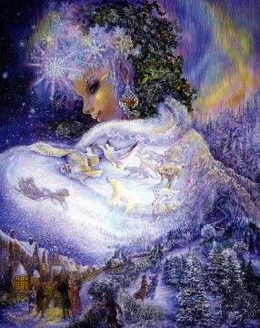 JW goddesses snow queen Fantasy Oil Paintings